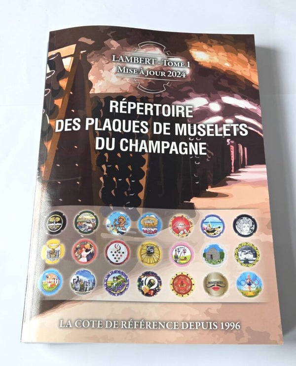 Répertoire des plaques de muselets du champagne 2024.