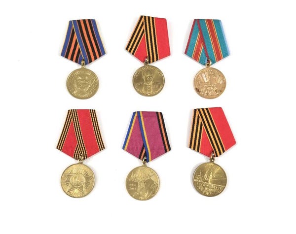 Lotje Russische medailles.