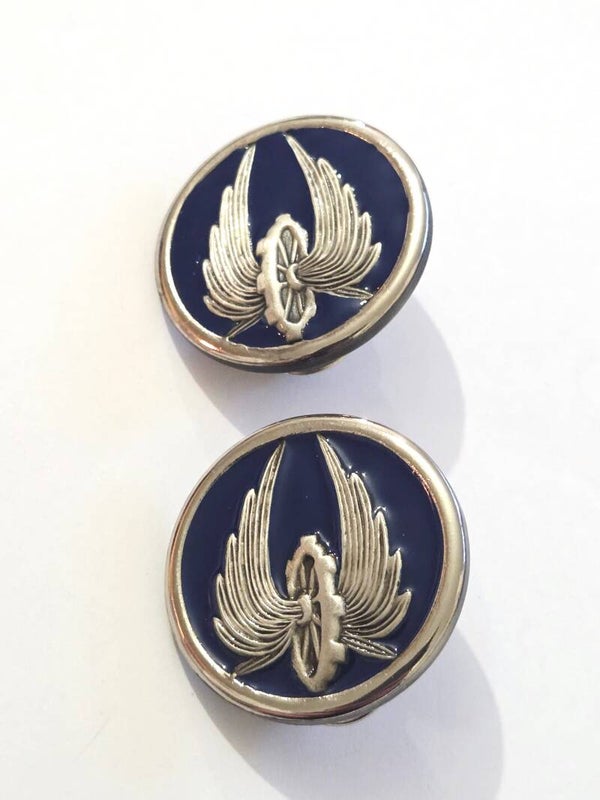 Insigne de col: Régiment du Train parachutiste.