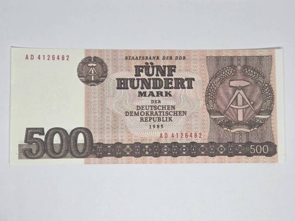 Bankbiljet: 500 Mark.
