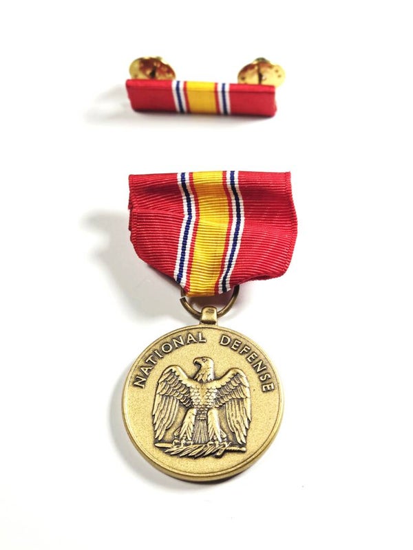 National Defense Service Medal.