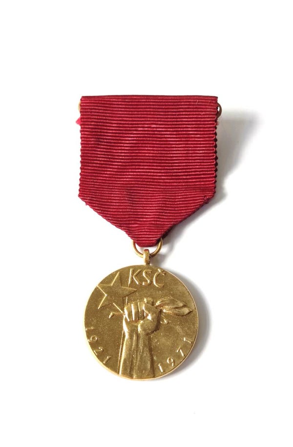 Tsjecho-Slowakije medaille.