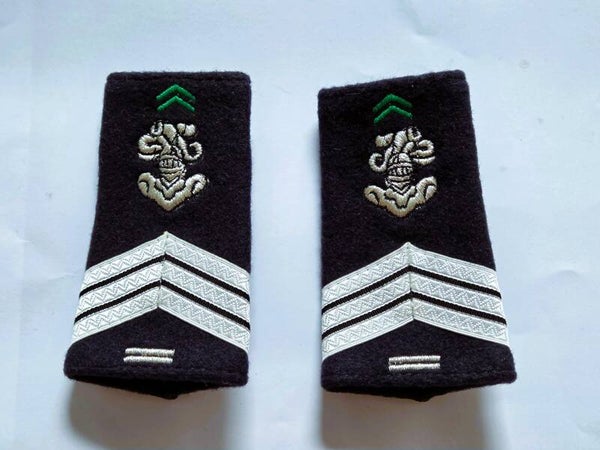 fourreaux épaulettes:  Blindée Cavalerie.
