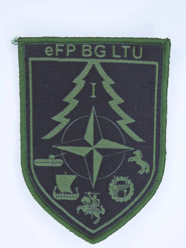 NATO patch missie  LITHUANIA.