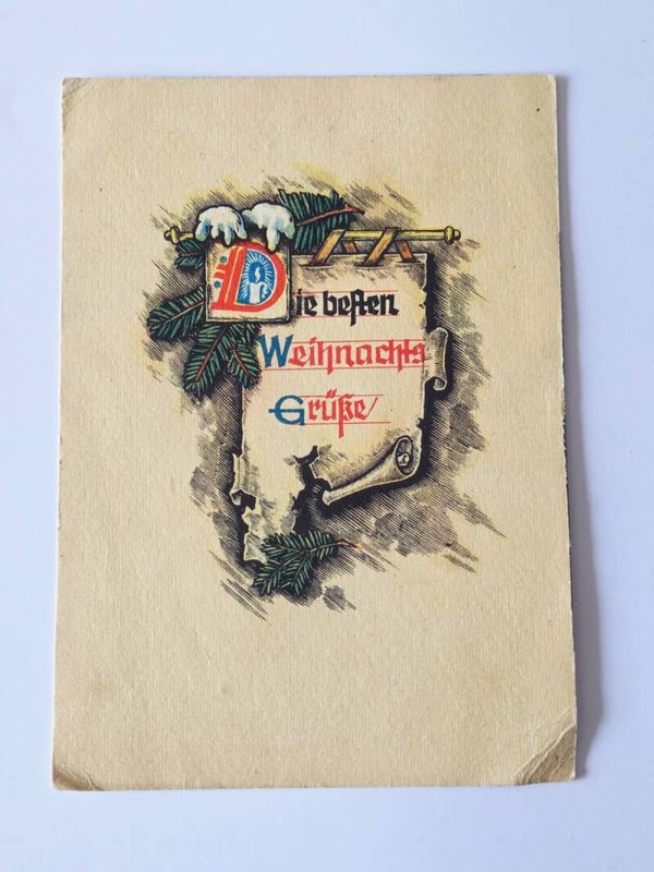 Duits ansichtkaar WW II.