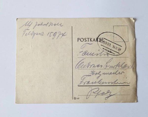 WW II Duits postkaart.
