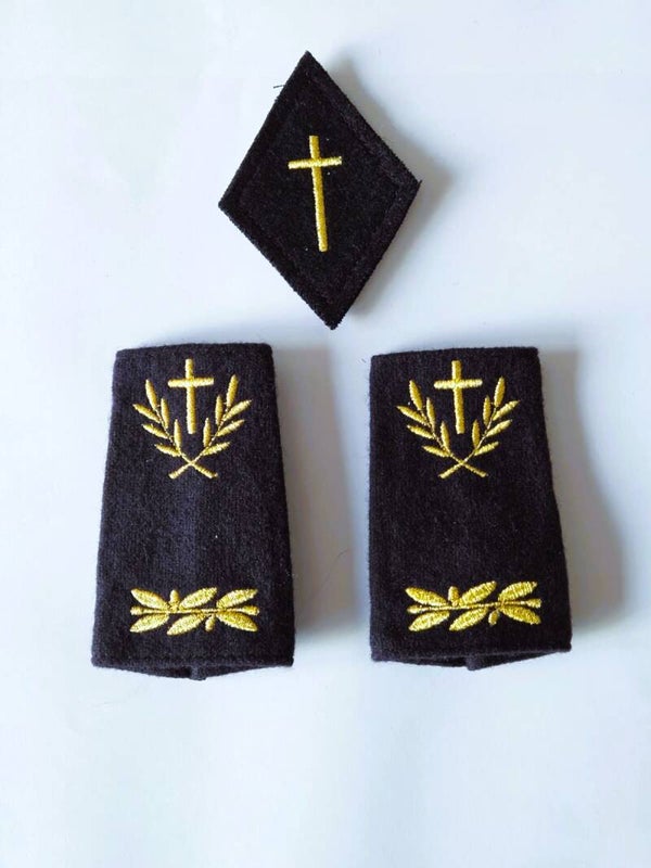 Franse katholieke militaire aumônier set.