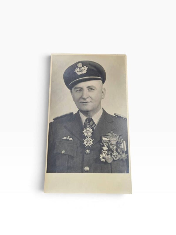 Oude militaire foto.