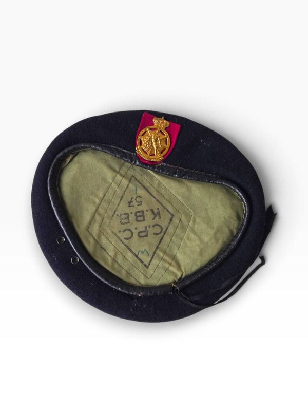 Baret Belgische Civiele Bescherming.