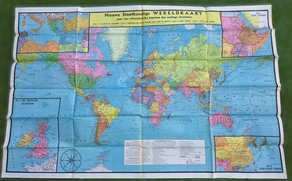 WOII Wereldkaart.