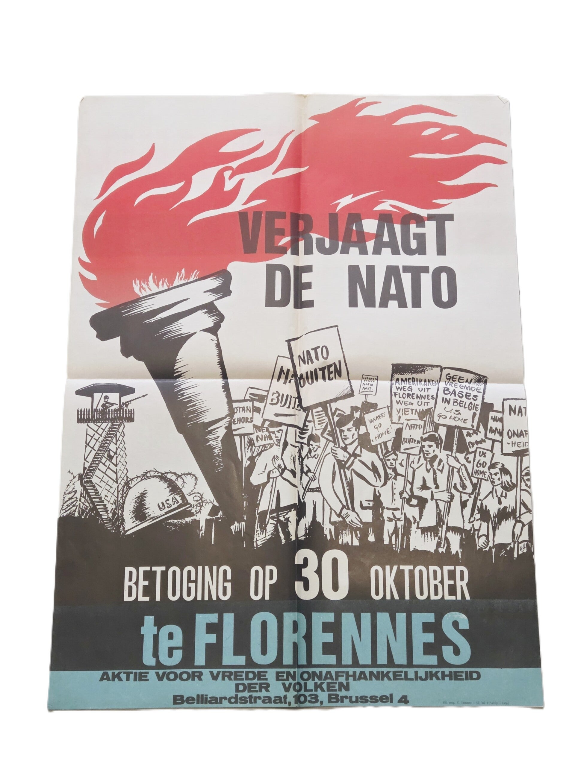 Belgische Communistische poster/affiche.