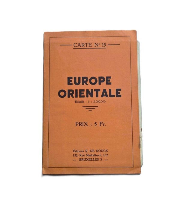 Kaartenmap Europe Orientale.