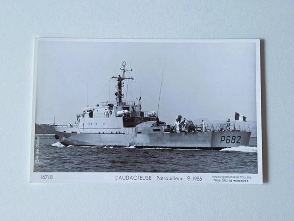 Franse patrouilleboot L'Audacieuse.