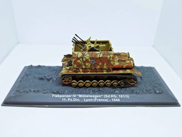 Duitse Flakpanzer IV "Möbelwagen" (Sd.Kfz. 161/3).