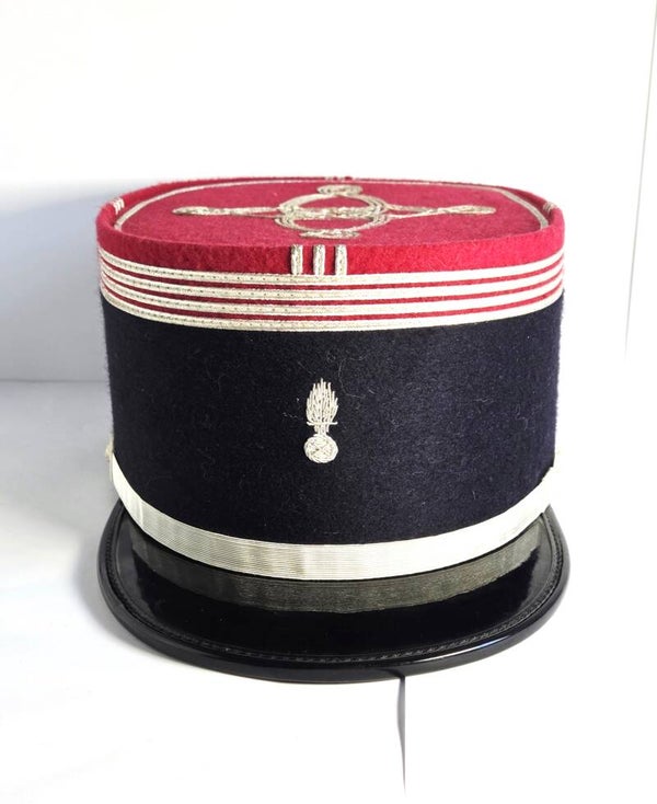 Képi Régiment du train Commandant.