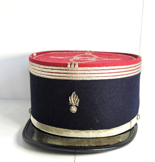 Képi Intendance militaire Commandant.