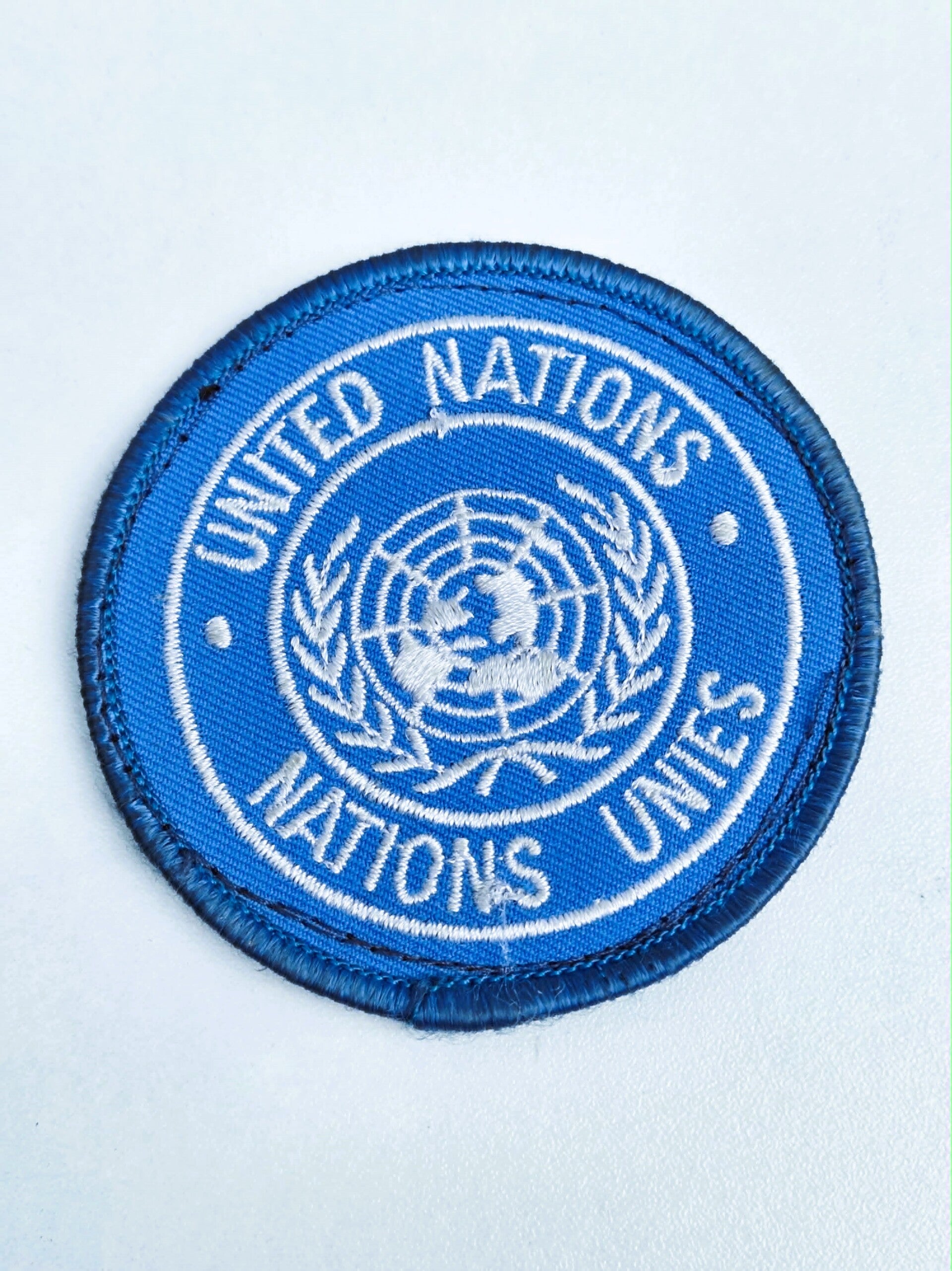 UN velcro patch.