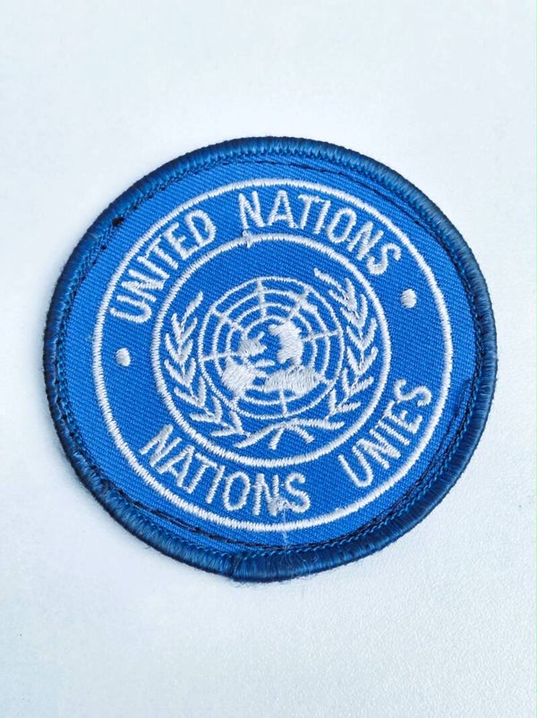UN velcro patch.