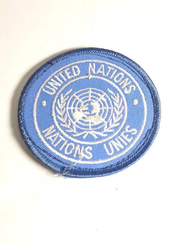 UN velcro patch.