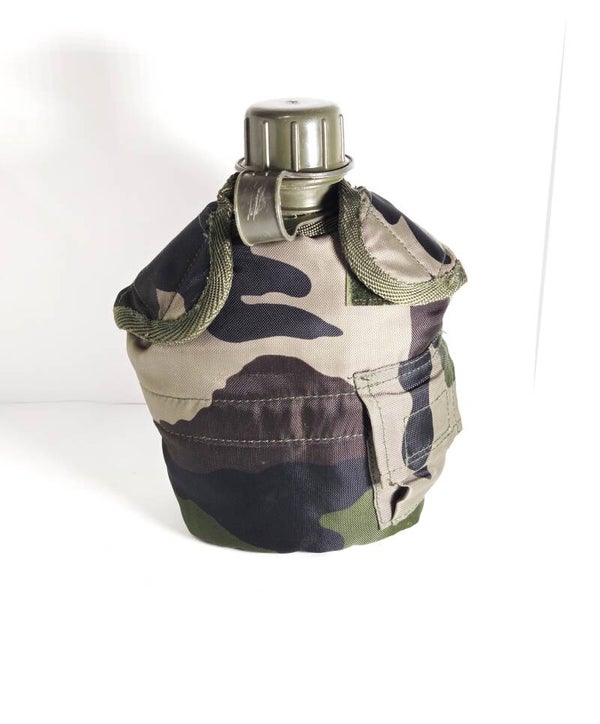 Franse veldfles met hoes.