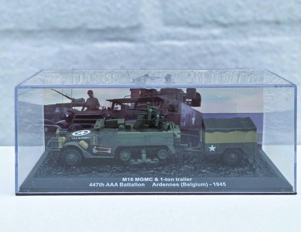 M16 MGMC & 1-ton trailer.