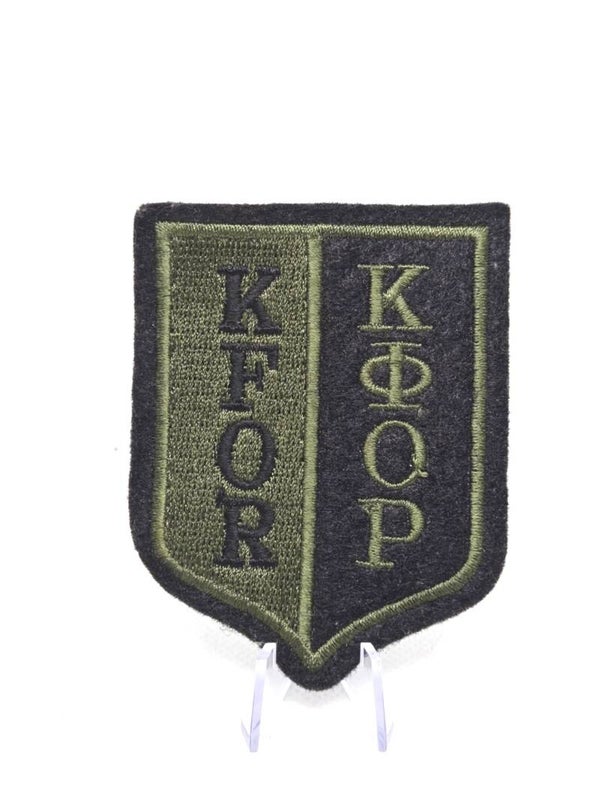 KFOR patch.