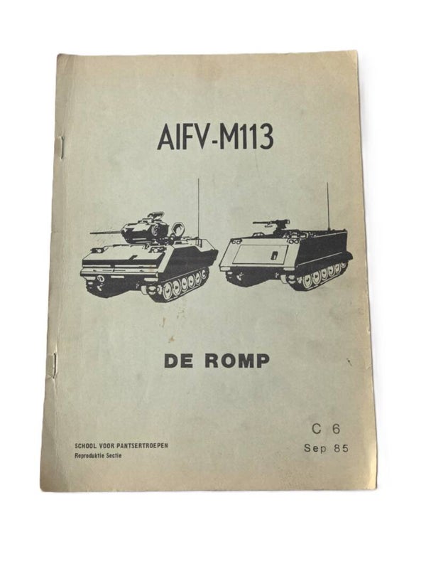 Schrift: School van pantser troepen.