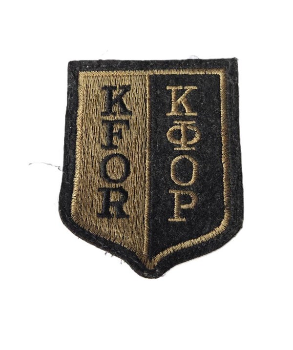 KFOR patch.