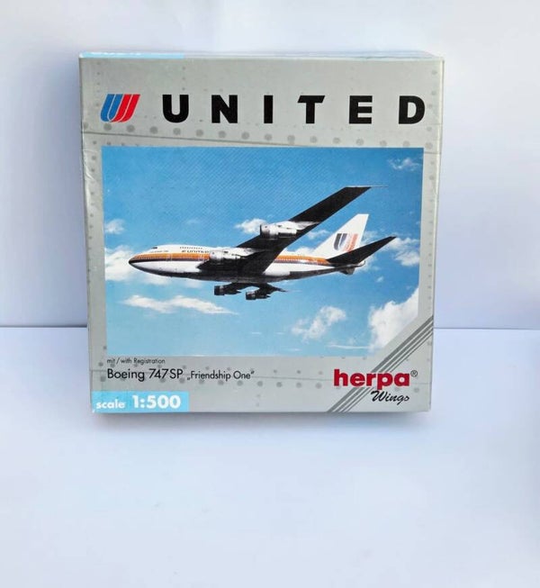 Boeing 747SP "Friendship One". United Airlines.