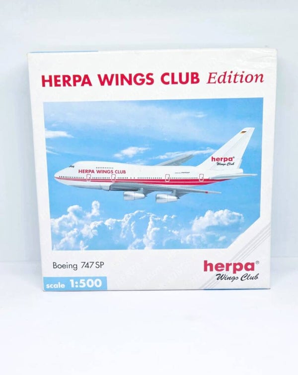 Herpa Wings Club Edition Boeing 747SP.