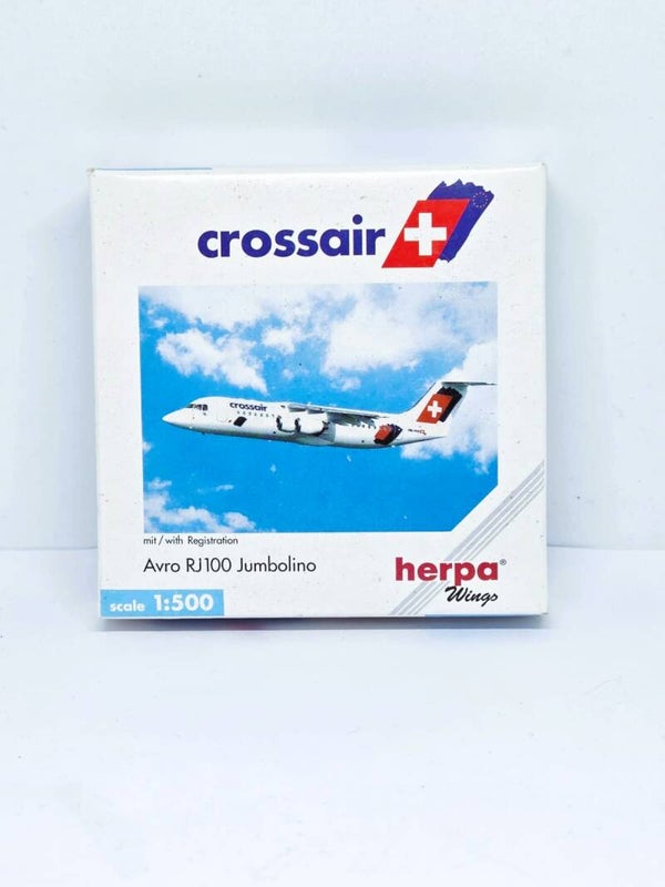 Crossair Avro RJ100 Jumbolino.