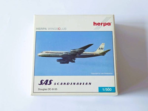 Douglas DC-8-55 SAS Scandinavian Airlines.