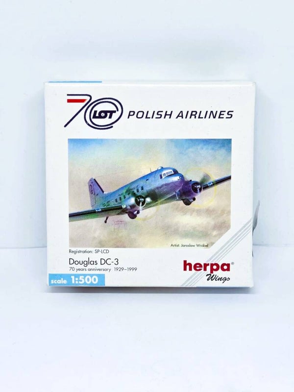 Douglas DC-3 LOT Polish Airlines.