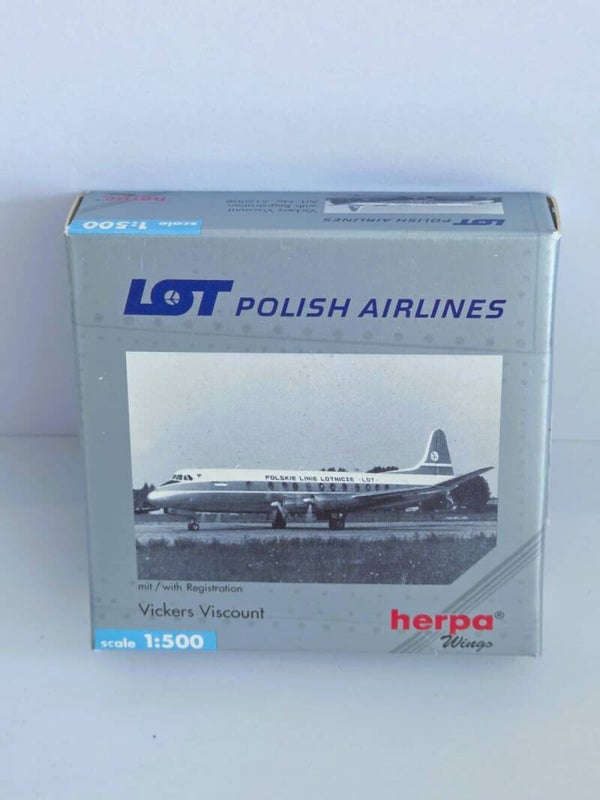Vickers Viscount LOT Polish Airlines.