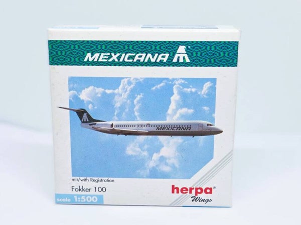 Fokker 100  Mexicana de Aviación.