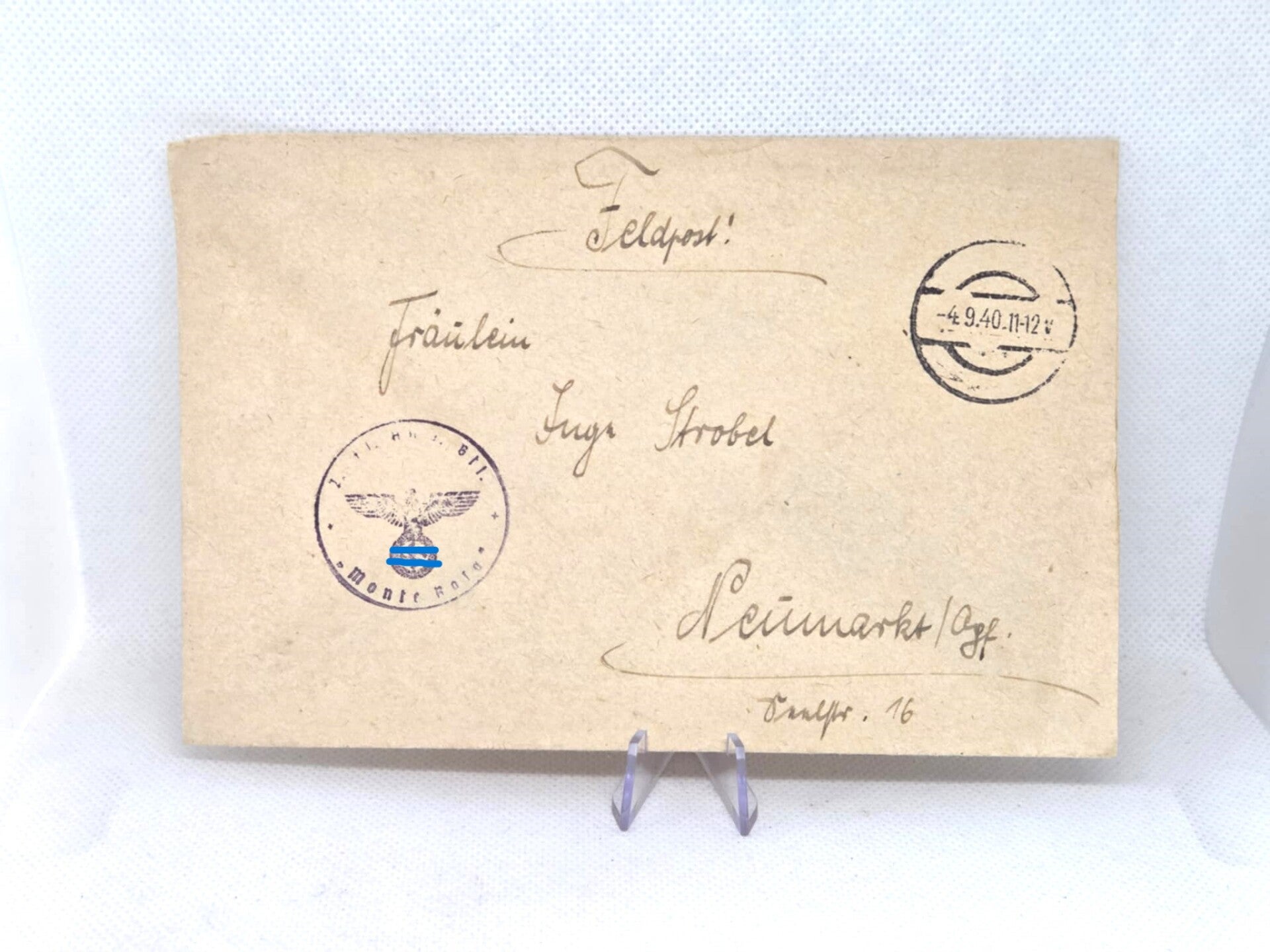 WW II enveloppe 1940.