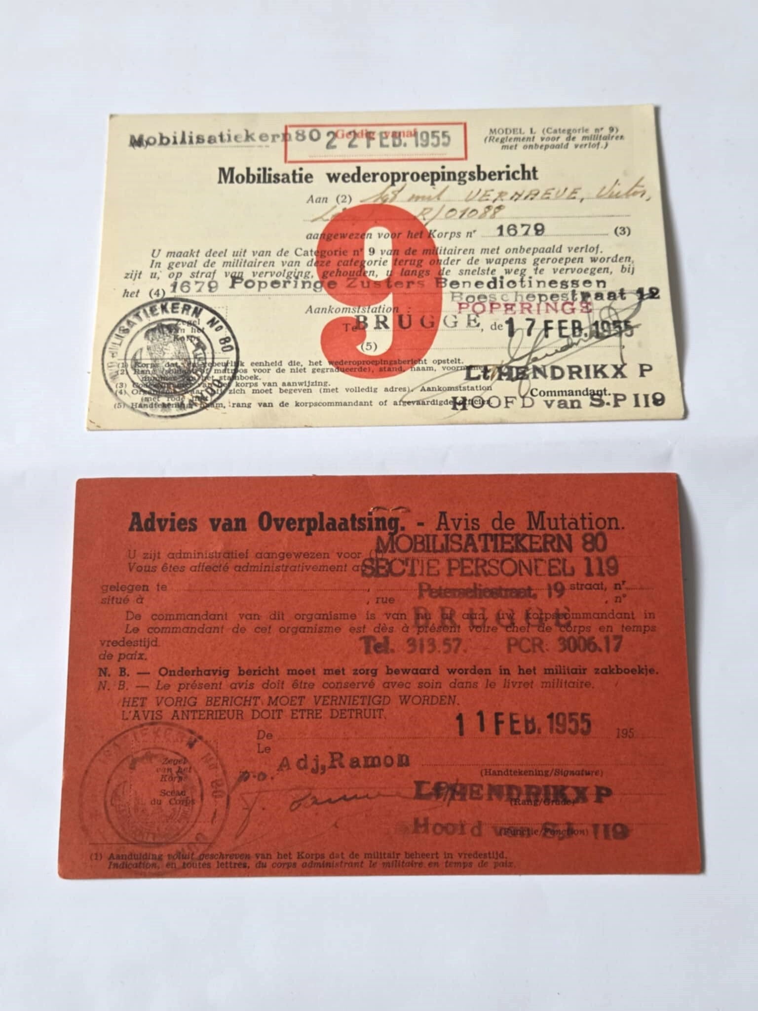 ABL documenten 1955.