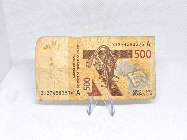 Bankbiljet: 500 Francs CFA.