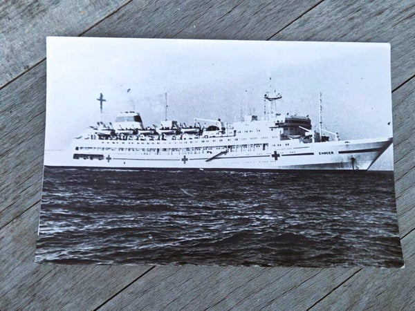 Russische hospitaalschip Yenisey (Енисей) foto.