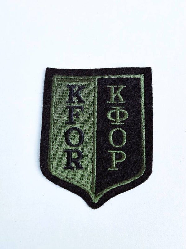 KFOR patch.