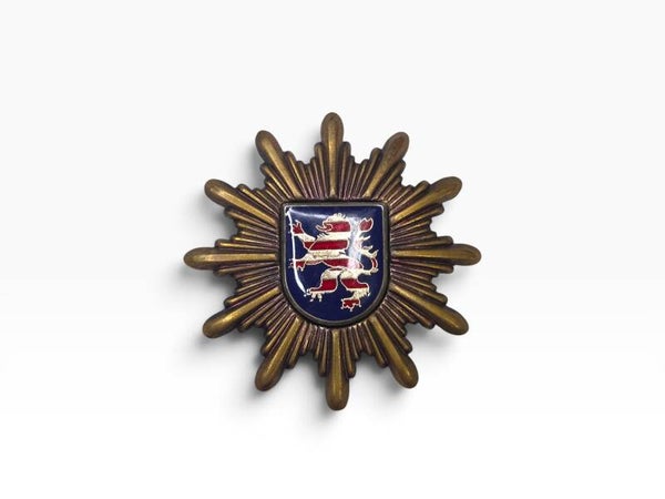 Schermmützenstern Polizei.