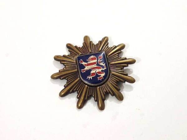 Mützenstern Polizei Hessen.