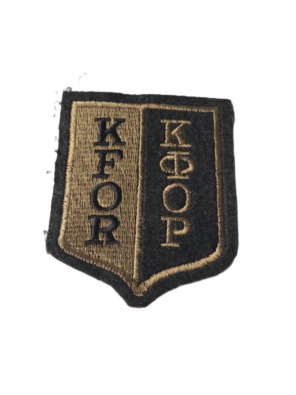 KFOR patch.