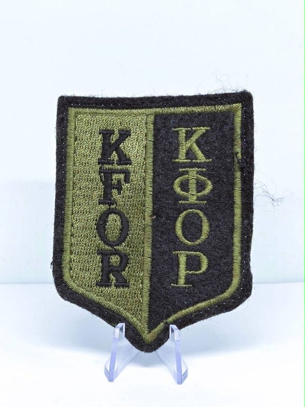 KFOR patch.