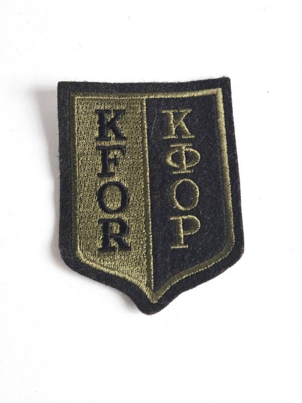 KFOR patch.