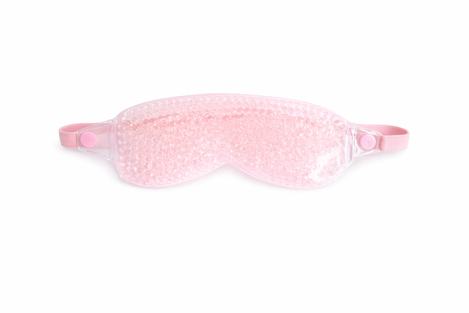 Roze Oogmasker met Gelbolletjes Licht Roze