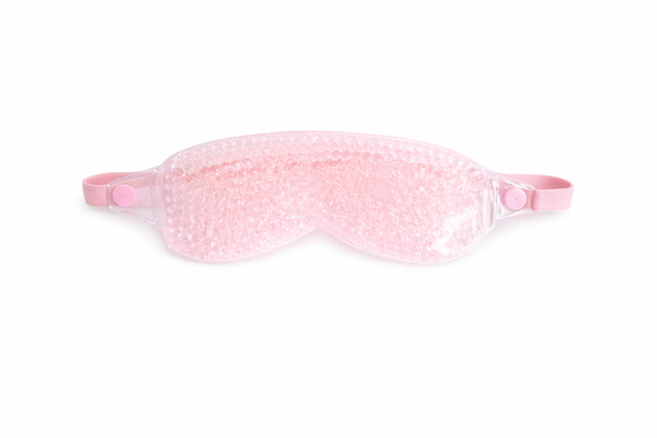 Roze Oogmasker met Gelbolletjes Licht Roze