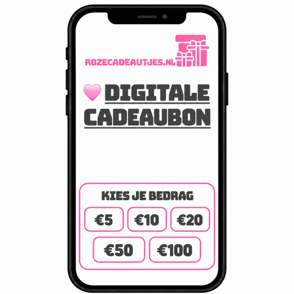 Roze Digitale Cadeaubon 🩷