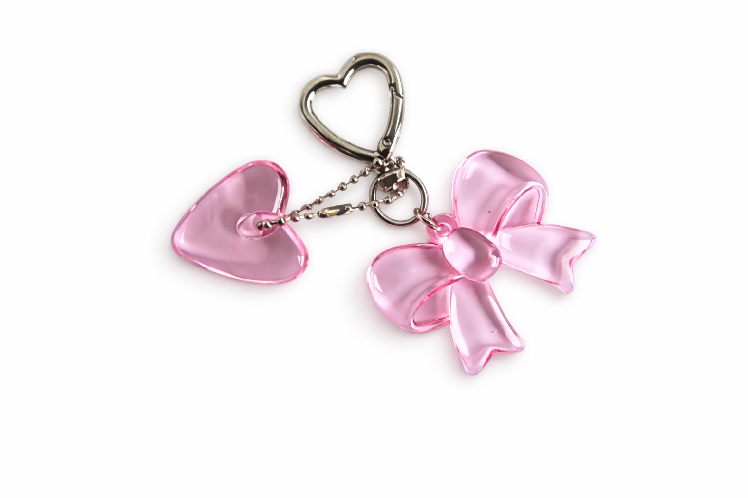 Roze Strik Sleutelhanger