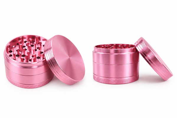 Metallic Roze Grinder | 4-Delig Metaal 50 mm.